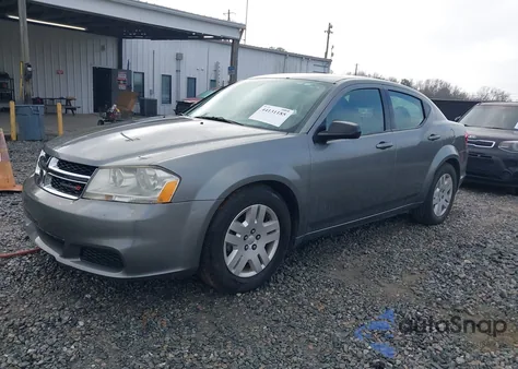 2013 Dodge Avenger Se V6 z USA, uszkodzony, nr VIN 1C3CDZAG9DN748549
